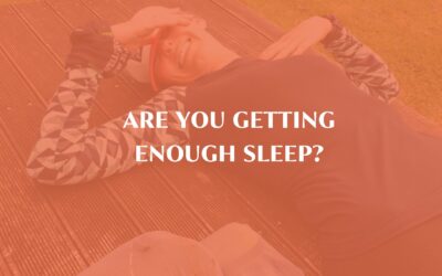 Are you getting enough sleep?