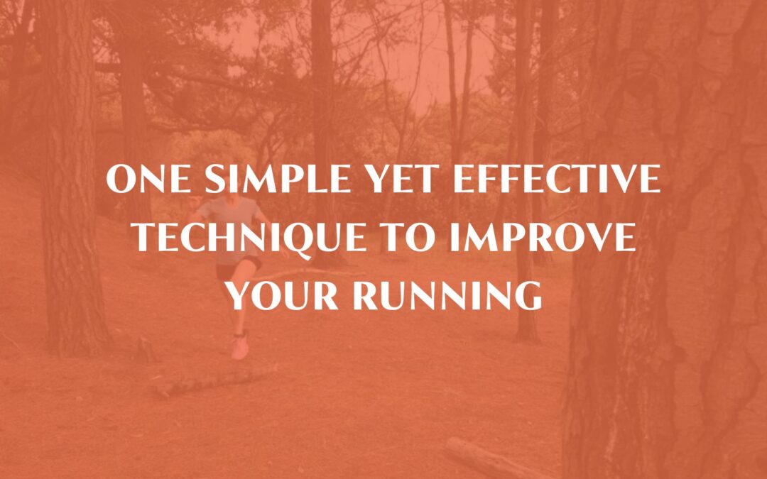 One simple yet effective technique to improve your running